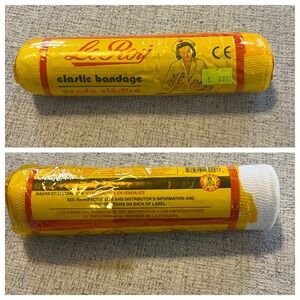 2 Le Roy Elastic Bandage Medium Compression 7.87in x 5.47yd Cotton Blend Vintage